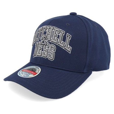 Mitchell & Ness - Blå adjustable Keps - M&n Arch Navy Adjustable @ Hatstore
