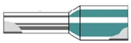 Weidmüller 463100000 Endehylse 500-pakk, Håndverktøy