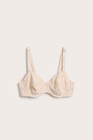 Kappahl | Bøyle-BH i stretchblonder | Lyserosa