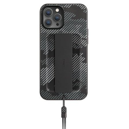UNIQ Heldro Skal iPhone 12 / 12 Pro - Charcoal Camo