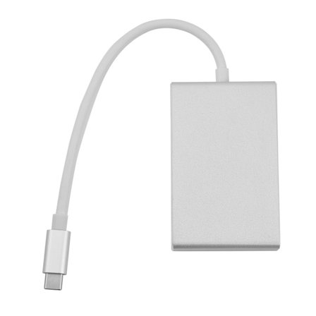 USB 3.1 Type-C til HDMI VGA 3-Port USB 3.0 Hub Adapter Converter for MacBook USB-C Laptop