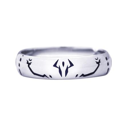 Jujutsu Kaisen Ryomen Sukuna Cosplay Kostymer Metallring Justerbar Unisex Herr Smycken Tillbehör Rekvisita