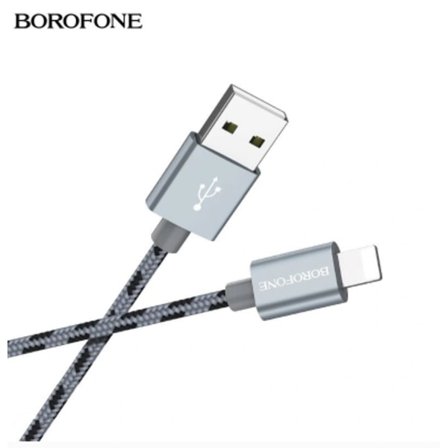 2st Borofone - Lightning -kabel 1m silver