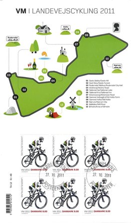 Danmark 2011 - Temaark AFA T12 - Stemplet