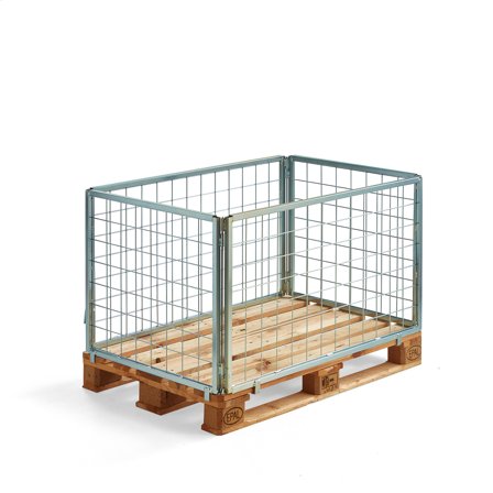 Gitter-Palettenrahmen VOLUME, 1200 x 800 x 600 mm
