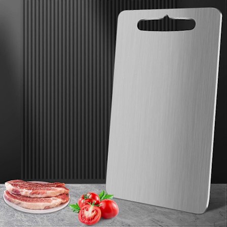 Titanium Skærebræt, Skærebrætter til Køkkenet, Titanium Skærebræt, Hængende og Let at Rengøre, Titanium Skærebræt