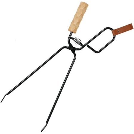 Logtång, praktisk koltång, utomhusgrill, grill, arbetsbesparande