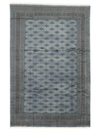 Medallón Grande Pakistan Bukara 3Ply Alfombra 241X358 Lana