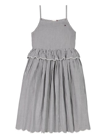Tommy Hilfiger Striped Strap Dress Slvls - Blue - 44