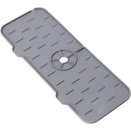 Køkkenvask Stænkbeskyttelse, Silikone Hanegreb, Drypbakke, Køkkenvask