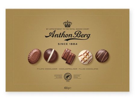 Anthon Berg Choklad Guldask 400g - Lyreco - Kök och servering - Ätbart - Godis och choklad