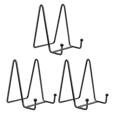 3 stk. Bordstaffelier Maleri Billeddisplay Stand Fot рамme Staffeli Flad Display Stand