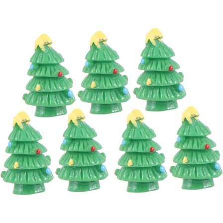 10 st Miniatyr Figur Mini Jul Figurer Mikro Landskap Dekor Modell