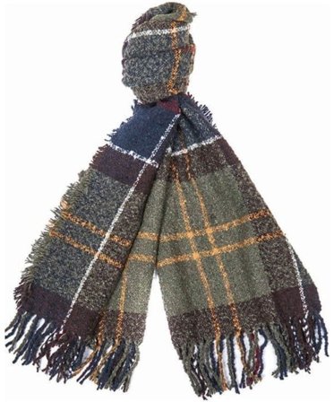 Barbour Tartan Boucle Scarf Classic Tartan
