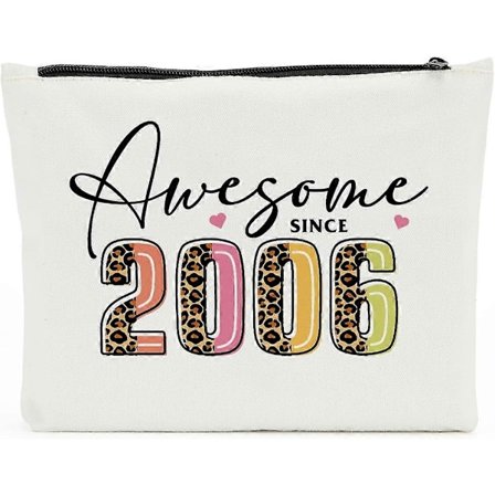 18-årsdagspresenter för tjejer, 18-årspresenter till tjejer, Glad 18-årsdag 2006 Sminkväska, 18-årsdagspresenter, 18-årspresent för