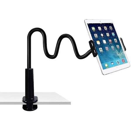Universellt svanhalsstativ för surfplatta med 360 graders flexibel arm för Ipad Air Pro