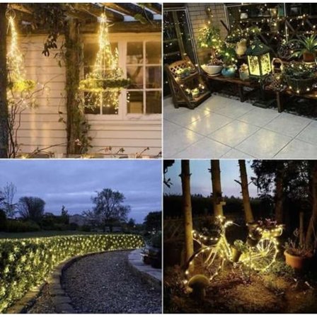 Aurinkokennovaloketju 15m IP44—pa