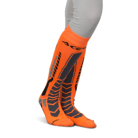 Acerbis MX Pro Socks Black/Orange S-M