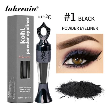 Pudder Eyeliner - 100% Naturlig Eyeliner i Egyptisk Stil med en pudderformel som kan brukes direkte.