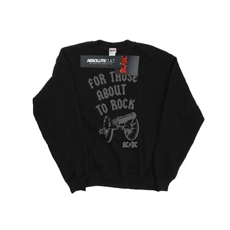AC/DC Boys For Those About To Rock Cannon Sweatshirt 5-6 år