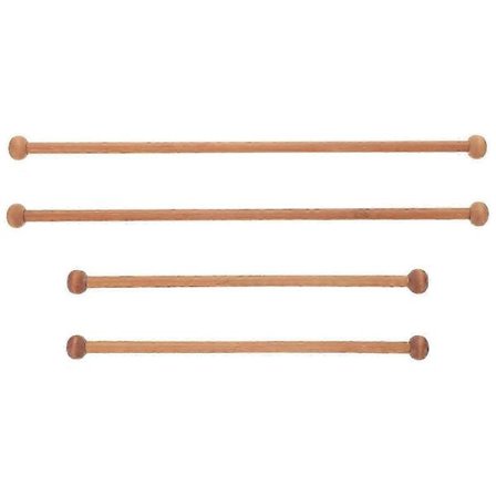 4 stk. Vævestang til Gobeliner Gobelinstænger Træ Gobelinstænger Væveartikler Hænger Træ Gobelinstang