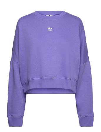 Essentials Crew Fleece Sport Women Sport Clothing Sport Sweat-shirts & Hoodies Sport Sweat-shirts Purple Adidas Originals