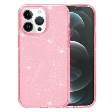 AMORUS iPhone 12 Pro Max Case Glitter - Pink