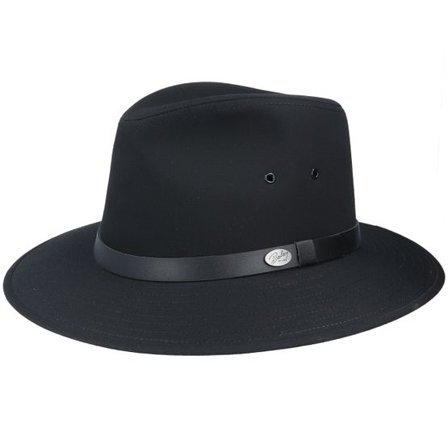 Bailey - Svart fedora Hatt - Dalton Black Fedora @ Hatstore