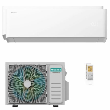Condizionatore Hisense Uni HB dual split 9000+12000 BTU inverter A++ wifi unità esterna 5 kW