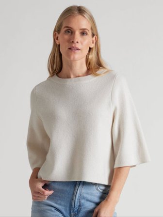Kashmina - Kashmirgenser "Dina" - hvit - Size L