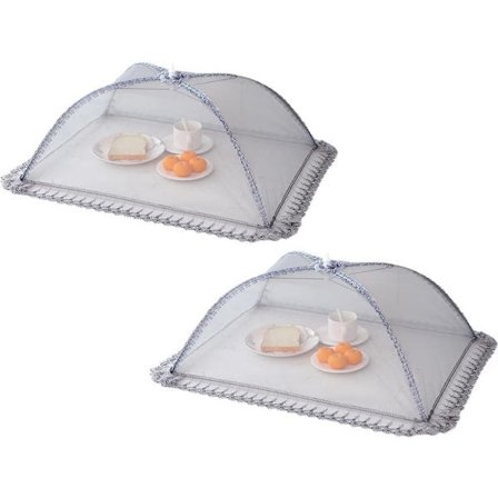 Flughuva - 2-pack - Mathuva - Matöverdrag - 50 x 70 cm - Hög densitet - Vikbara mathuvor