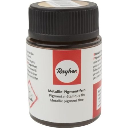 Metallisk pigment - RAYHER - Guld - 20 ml - För färger och harts - Ekonomiskt och mångsidigt