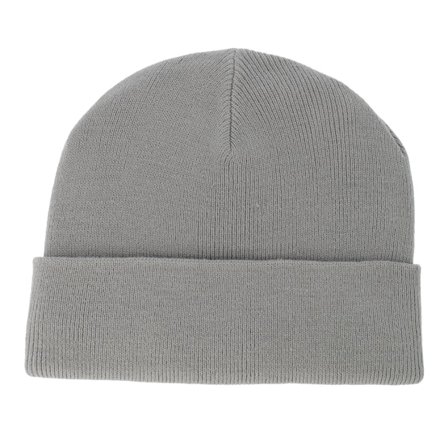 Equip - Blank Grey Short Beanie Shortbeanie Grey Beanie - @ Hatstore
