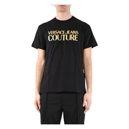 Versace Jeans Couture, T-shirt Zwart, Heren, Maat:L