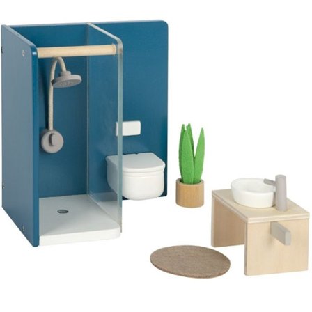 Nuketalon kalusteet - Small foot - Kylpyhuone - Moderni suihku - Rippuvat wc-istuimet - 5-osaa