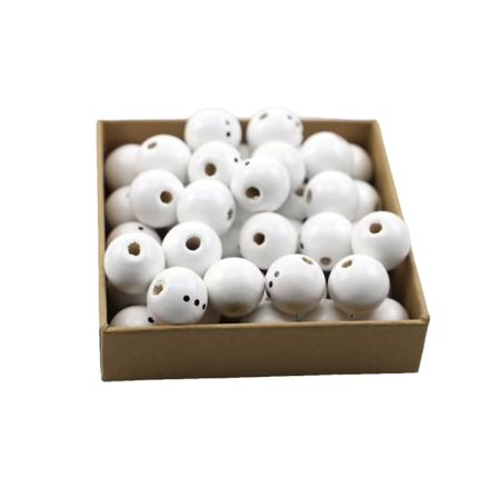 100 St Trä Pärlor Örhängen Gör Diy Rekvisita Söta Presentsmycken