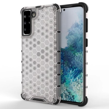 Galaxy S22 Plus Mobilskal Honeycomb Armor - Transparent