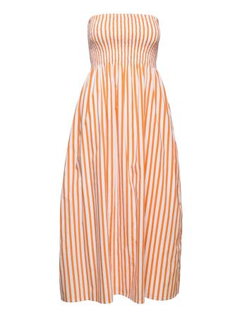 Madella Midi Dress Dresses Cocktail Dresses Orange Faithfull The Brand