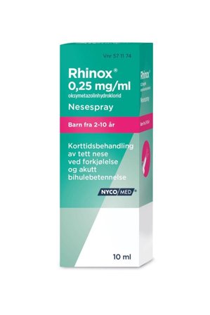 Rhinox 0,25 mg/ml nesespray 10 ml