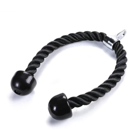 Triceps reb reb nylon 70 cm biceps triceps reb remskive fitness kabeltræk håndtag KLB