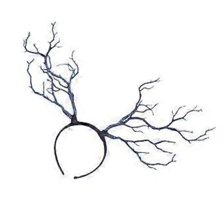 Jenter Hårtilbehør Simulerte Gevir Hårbøyle Halloween Gevir Hodeplagg Kvinner 1 stk