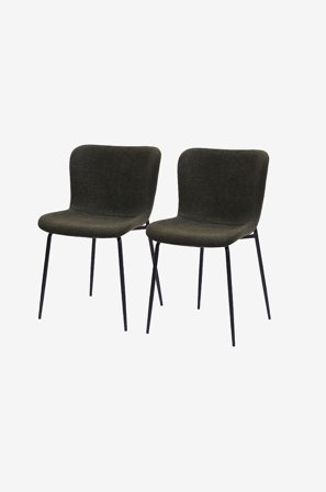 Homeroom Collection - Otto 2-pack matstol - Grön - Stolar - Från Homeroom