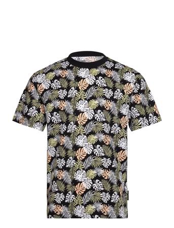 Relaxed Aop T-Shirt Green Tom Tailor