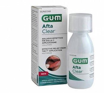 Gum Afta Clear Rinse Soluzione 120ml