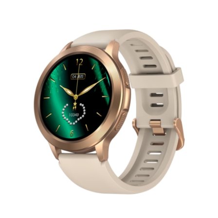 Smartwatch Zeblaze Btalk 2 Urtavla Guld 33mm Rem Gummi Smartwatch