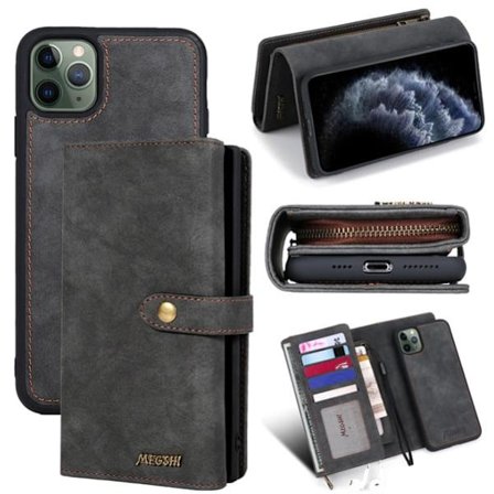 iPhone 11 Pro Max- Wallet Case / Magnet Cover 2 Color