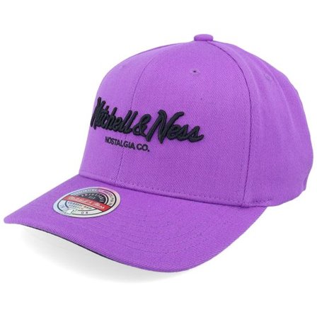 Mitchell & Ness - Lila adjustable Keps - Pinscript Classic Red Purple/Black Adjustable @ Hatstore