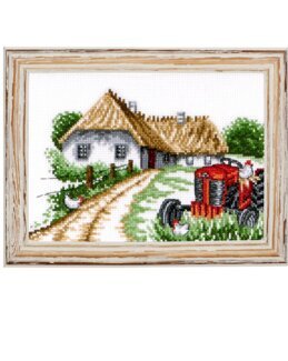 Billede Hus på landet - Permin