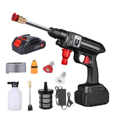 30 bar trådløs høytrykk bilvask pistol vasker rekvisita skum generator vann pistol spray rens