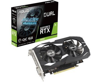 GeForce RTX 3050 Dual OC 6GB GDDR6 - ASUS GeForce RTX 3050 Dual OC 6GB